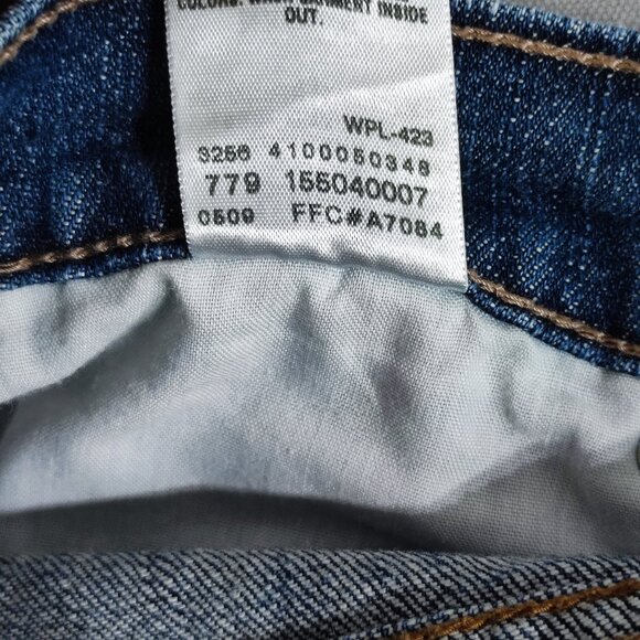 Vintage Levi's 515 jeans women's sz 12 denim blue colour boot cut cowgirl denim - Picture 8 of 15